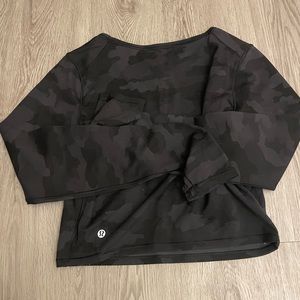 Lululemon Camo long sleeve